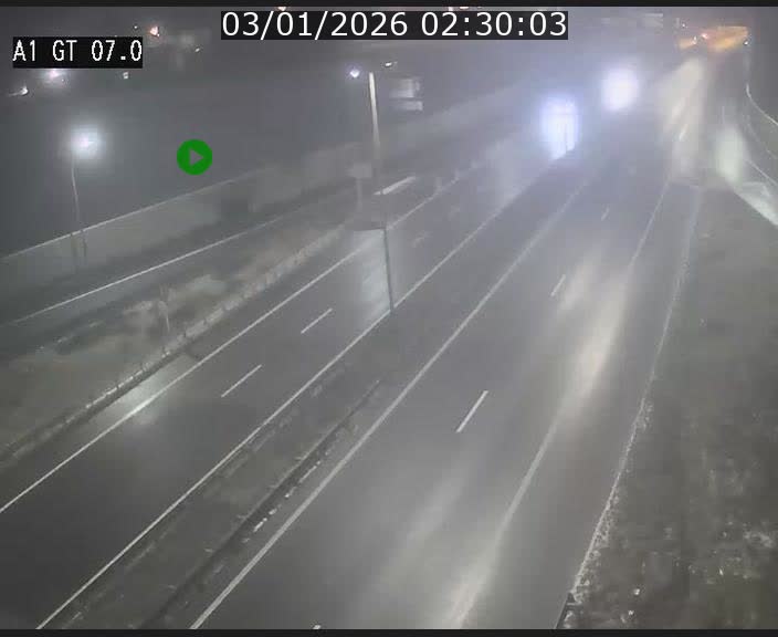 Traffic live webcam Luxembourg Cents - A1 direction Kirchberg - BK 7
