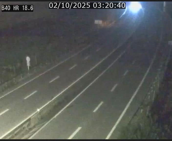 Webcam sur la route de liaison entre Micheville et Esch-Belval à la frontière entre le Luxembourg et la France. Vue orientée vers la Lorraine.