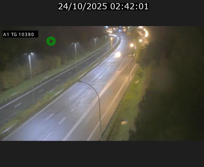 Traffic live webcam Luxembourg Senningerberg - A1 direction Luxembourg Kirchberg - BK 10.3
