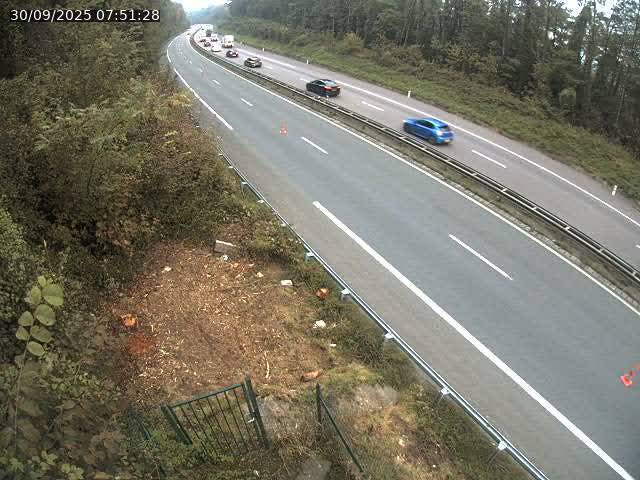 Caméra autoroute France - N52, Crusnes vers Belgique, Luxembourg