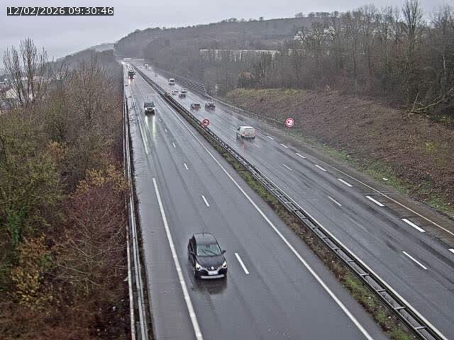 Caméra autoroute France - A30, Hayange direction Metz