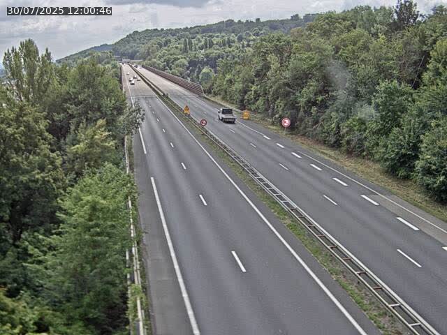 Caméra autoroute France - A30, Hayange direction Metz