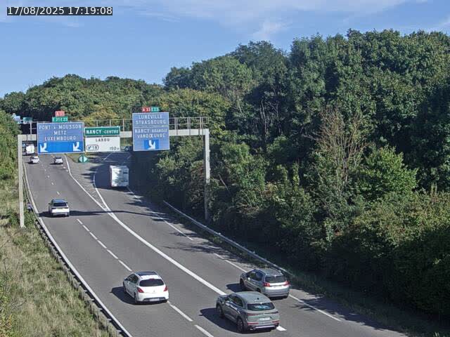 Caméra autoroute France - Biffurcation A31/A33, Laxou direction Nancy