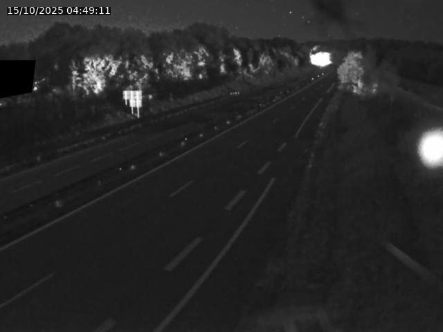 Webcam sur la N19 à Lyoffans. Vue orientée vers Vesoul