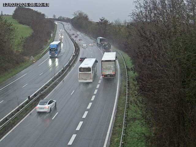 Caméra autoroute France - A33, Rosières direction Lunéville