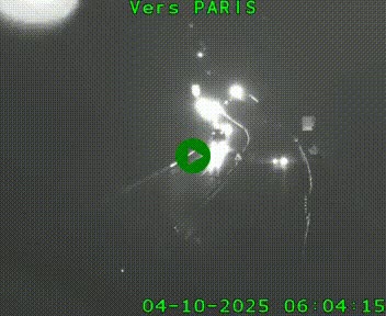 Caméra routière sur l'autoroute A20 à Bessines-sur-Gartempe. Vue orientée vers Paris