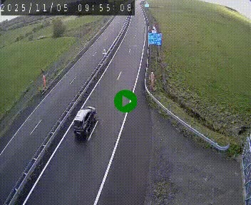 Caméra autoroute A75 à hauteur du col de la Fageole en direction de Clermont-Ferrand