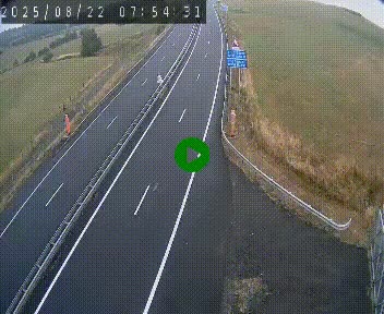Caméra autoroute A75 à hauteur du col de la Fageole en direction de Clermont-Ferrand