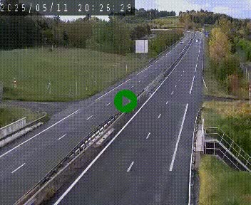 Caméra autoroutière France - A75, Coren, en direction de Montpellier