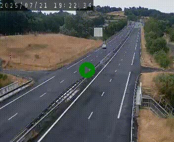 Caméra autoroutière France - A75, Coren, en direction de Montpellier