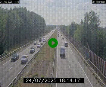 Webcam sur le périphérique de Rennes (N136) à hauteur de Maurepas, au nord de la ville