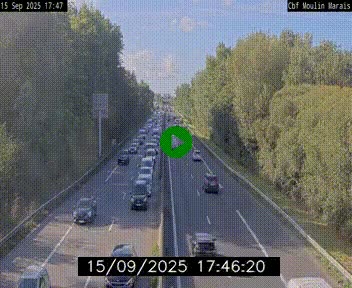 Webcam sur le périphérique de Nantes (N844) entre la Porte de Saint-Luce et la Porte d'Anjou, à l'est de la ville