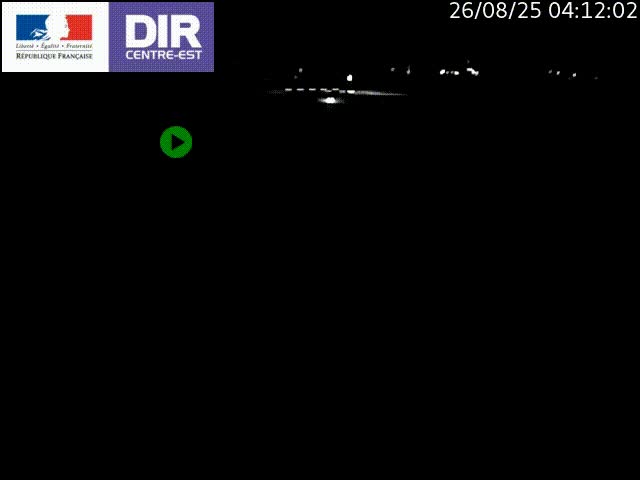 Webcam sur le contournement de Valence, sur la Nationale 7, caméra orientée vers Lyon