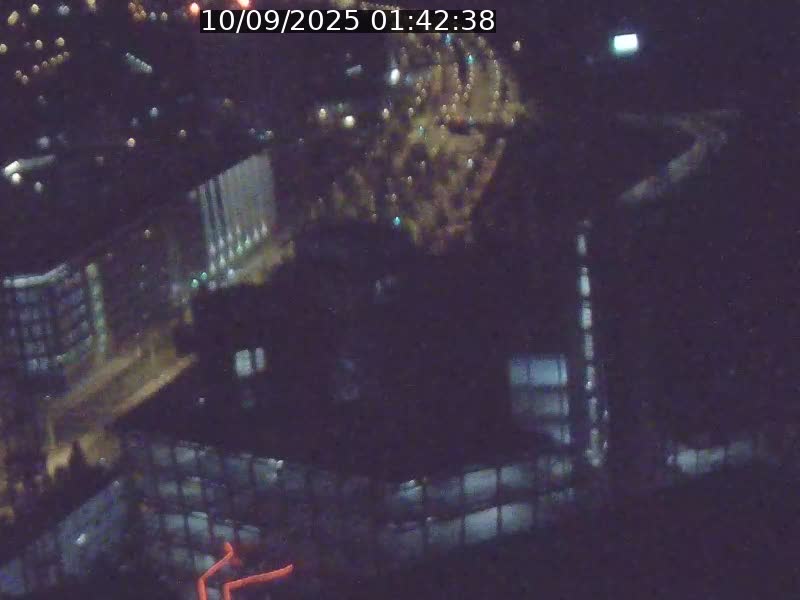 Webcam sur l'avenue John Fitzgerald Kennedy (N51) avec vue orientée vers le Findel