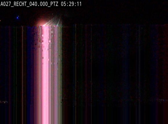 Webcam sur A27/E42 après Malmedy. Vue orientée vers l'Allemagne