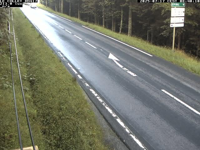 Caméra du Collet sur la route de Colmar (D417)
