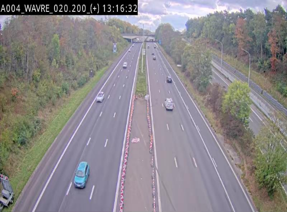 Webcam @ Wavre-sud KP 19.6, A4/E411