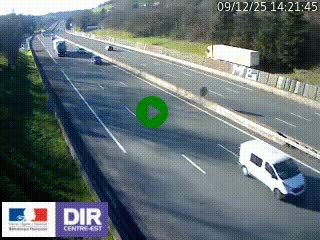 Webcam routière à Saint-Etienne-Terrenoire sur la RN88 avant la jonction entre l'A72 et le Boulevard Périphérique de Saint-Etienne