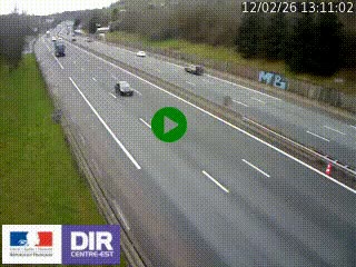 Webcam routière à Saint-Etienne-Terrenoire sur la RN88 avant la jonction entre l'A72 et le Boulevard Périphérique de Saint-Etienne