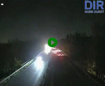 Webcam sur le périphérique de Caen (N814) à l'est de la ville, à Mondeville hauteur de la sortie 2, Presqu'île-Rives de l'Orne, au bout de l'autoroute A13