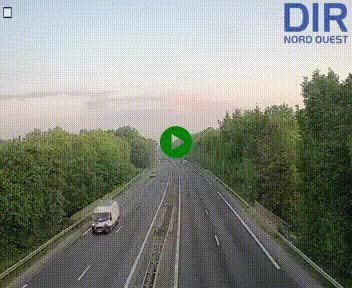 Webcam sur le périphérique de Caen (N814) à l'est de la ville, à Mondeville hauteur de la sortie 2, Presqu'île-Rives de l'Orne, au bout de l'autoroute A13