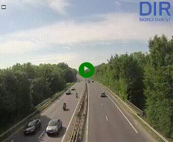 Webcam sur le périphérique de Caen (N814) à l'est de la ville, à Mondeville hauteur de la sortie 2, Presqu'île-Rives de l'Orne, au bout de l'autoroute A13