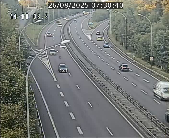 Webcam traffic A4 Luxembourg - BK 3.8 - Leudelange (direction Esch sur Alzette)