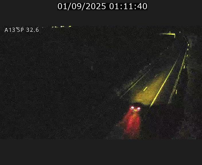 Webcam info trafic A13 à hauteur de Mondorf-les-bains. Vue orientée vers Altwies