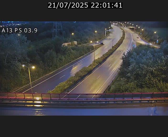 Traffic live webcam Luxembourg Differdange - A13 direction Esch-sur-Alzette - BK 3.9