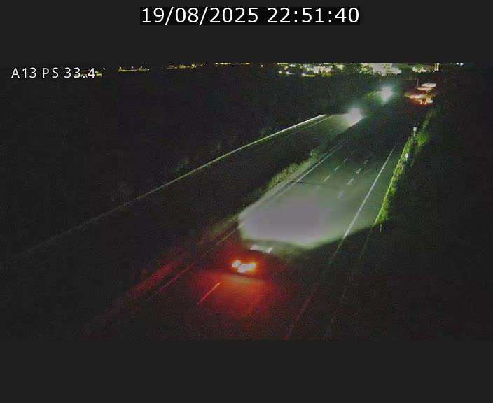 Webcam trafic sur A13 à hauteur de Mondorf-les-Bains en direction d'Altwies