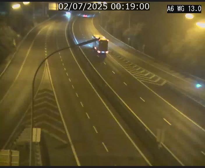 Traffic live webcam Luxembourg Mamer - A6 - BK 13 - direction Luxembourg/France/Allemagne