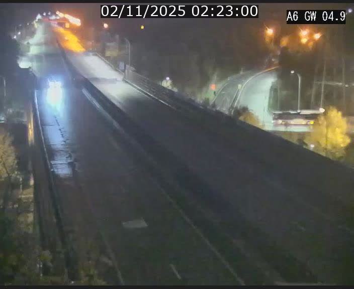 Traffic live webcam Luxembourg Croix de Cessange - A6 - BK 4.9 - direction Belgique