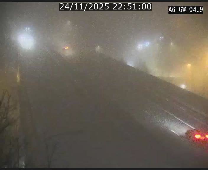Traffic live webcam Luxembourg Croix de Cessange - A6 - BK 4.9 - direction Belgique
