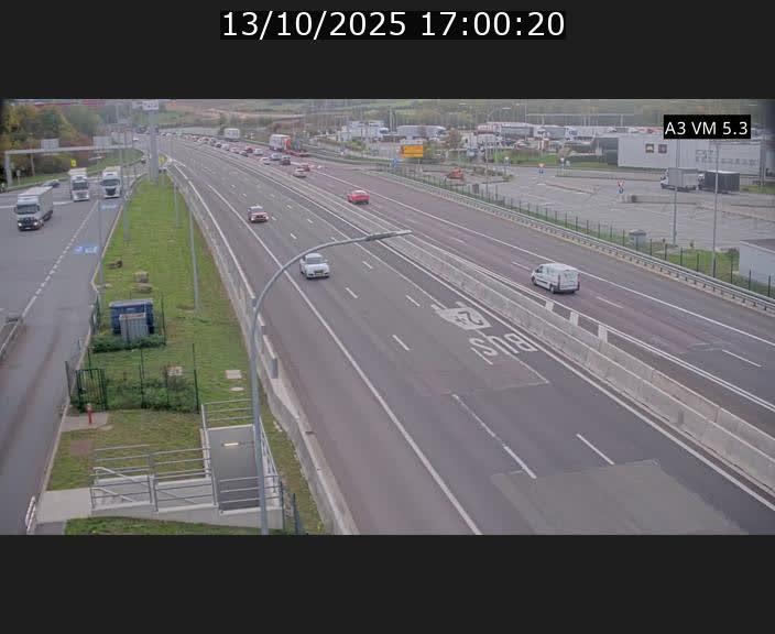 Traffic live webcam Luxembourg Aire de Berchem - A3 - BK 5 - direction France