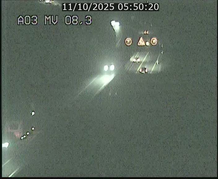 Webcam Autoroute après la Croix de Bettembourg en direction de Luxembourg sur l'A3