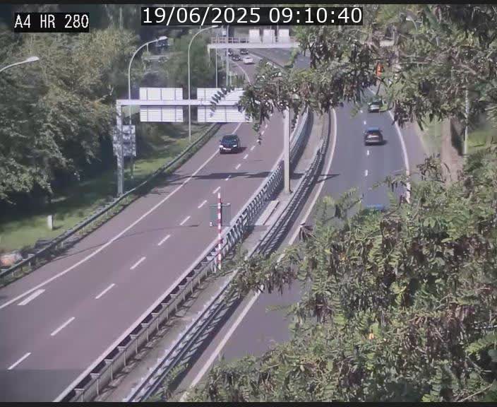 Webcam traffic A4 Luxembourg - BK 0.2 - P+R Bouillon (direction Luxembourg)