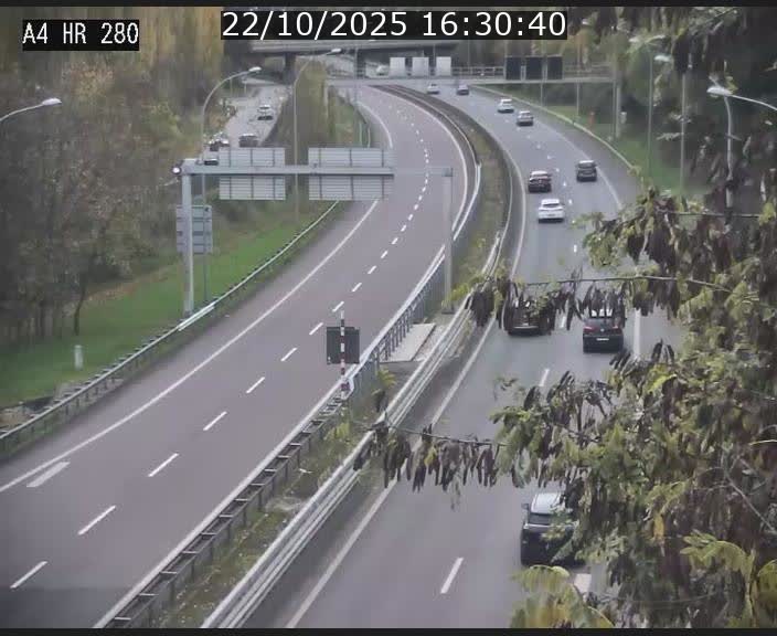 Webcam traffic A4 Luxembourg - BK 0.2 - P+R Bouillon (direction Luxembourg)