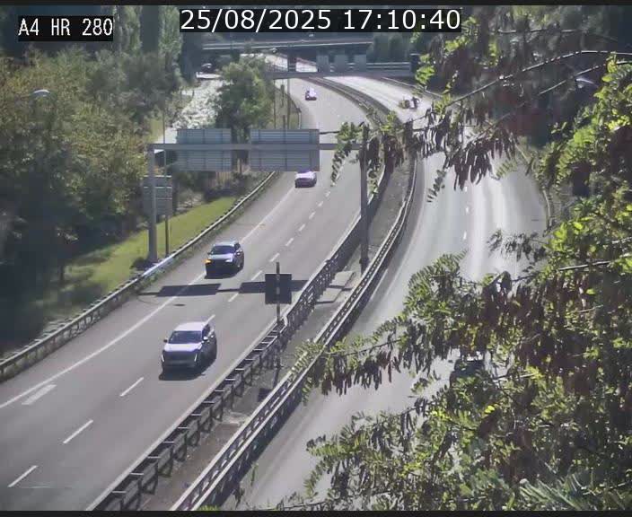 Webcam traffic A4 Luxembourg - BK 0.2 - P+R Bouillon (direction Luxembourg)
