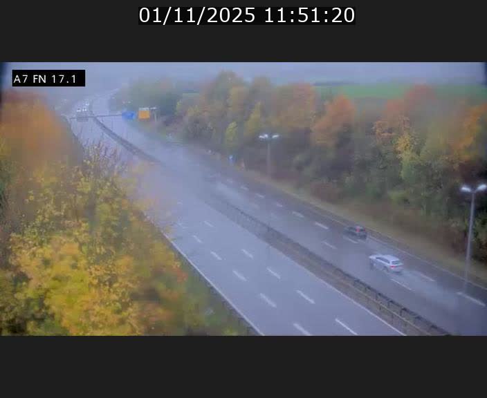 Caméra trafic Luxembourg - A7, Merscherbierg direction Mersch