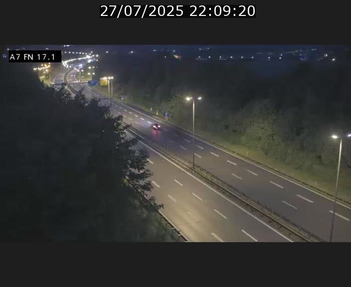 Caméra trafic Luxembourg - A7, Merscherbierg direction Mersch