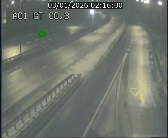 Traffic live webcam Luxembourg Croix de Gasperich - A1 direction Kirchberg - BK 0.3