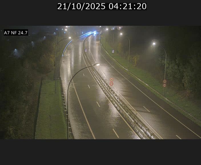 Caméra trafic Luxembourg - A7, Schieren direction Mersch