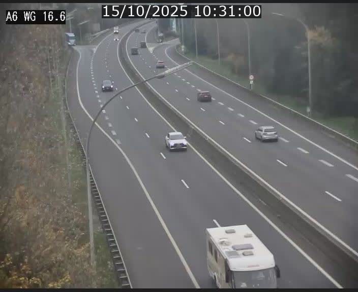 Traffic live webcam Luxembourg Aire de Capellen - A6 - BK 16.6 - direction Luxembourg/France/Allemagne