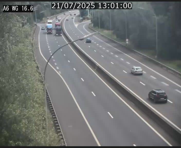 Traffic live webcam Luxembourg Aire de Capellen - A6 - BK 16.6 - direction Luxembourg/France/Allemagne