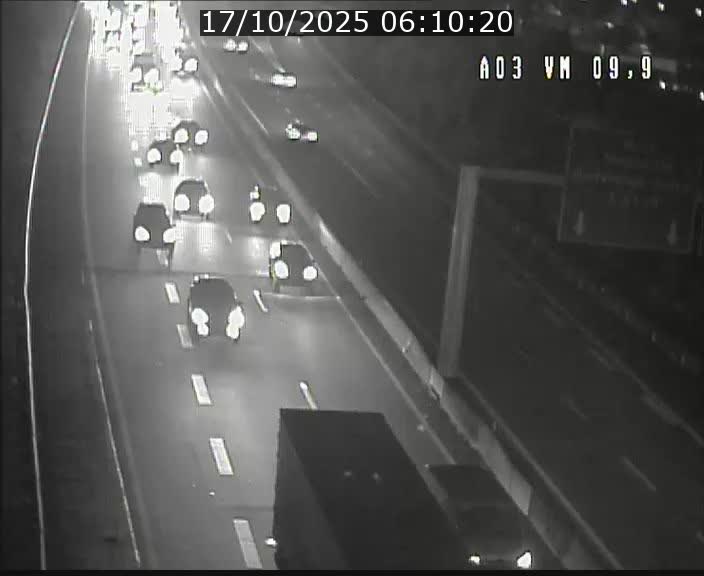 Webcam Autoroute à la Croix de Bettembourg - A3 - BK 9.9 - direction France