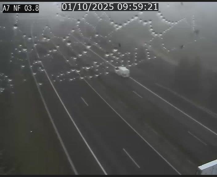 Webcam autoroute A7 au Luxembourg à la sortie du Tunnel Stafelter vers le Nord