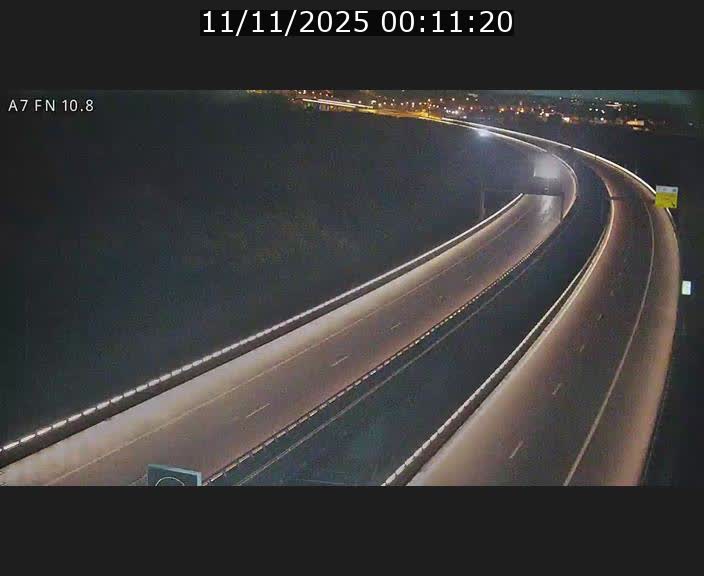 Caméra trafic Luxembourg - A7, Tunnel Gousselerbierg, sortie sud, direction rond-point Lorentzweiler (BK 10.8)