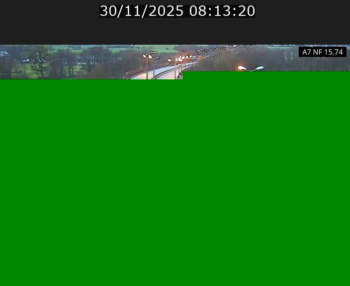 Caméra trafic Luxembourg - A7, Tunnel Mersch, entrée nord, direction Lorentzweiler