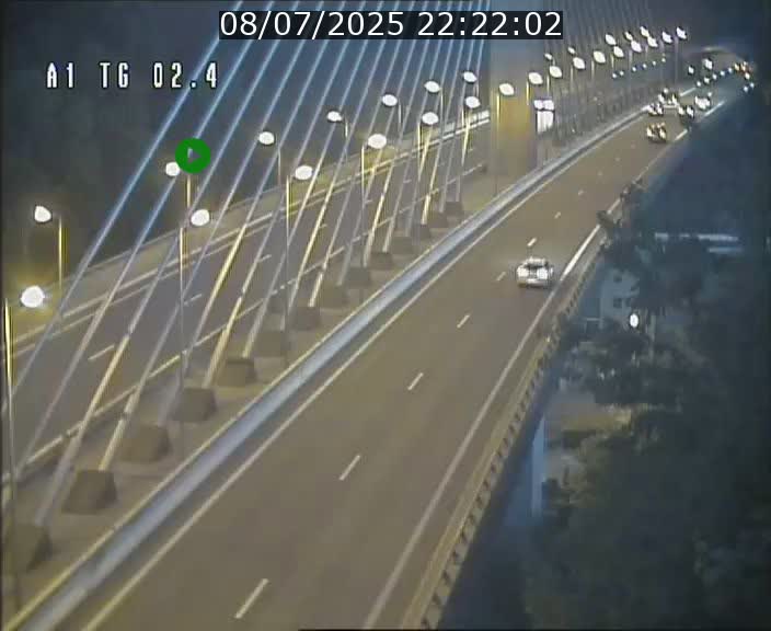 Traffic live webcam Luxembourg Sandweiler - A1 direction Luxembourg-ville - BK 2.4
