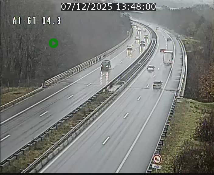 Traffic live webcam Luxembourg Itzig - A1 direction Sandweiler - BK 4.3
